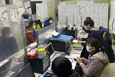 社内の様子